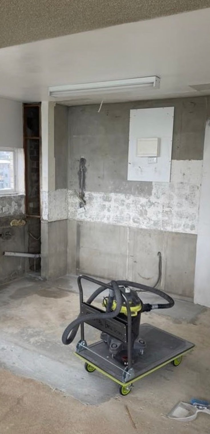 Kitchen & Laundry Demo — after