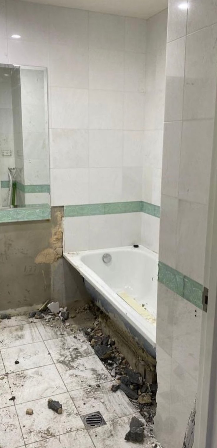 Bathroom Strip-Out — before